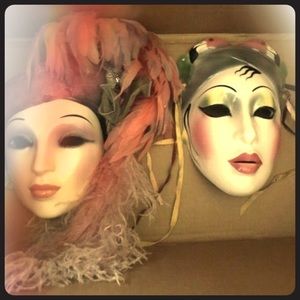 Porcelain masks (3)